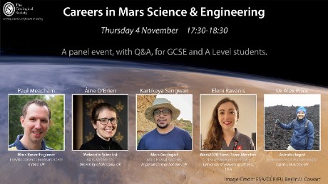 mars science careers event poster